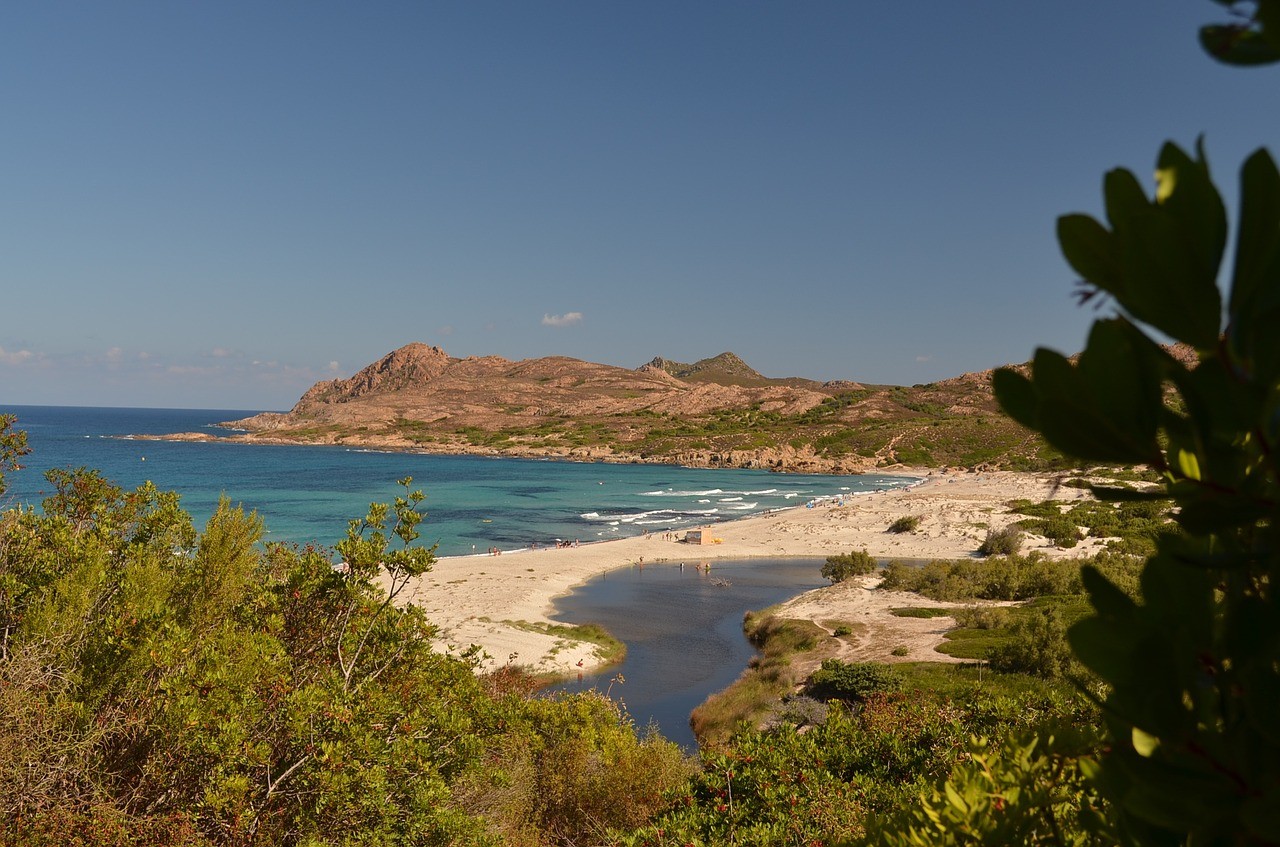 Plage de l'Ostriconi dans le Désert des Agriates